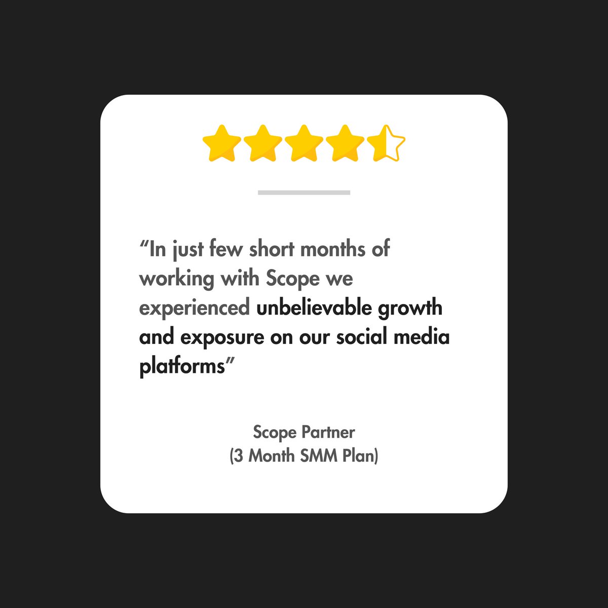 Real results for small businesses.📈

Join the wave of satisfied clients today!

Learn more at scopedgtl.com