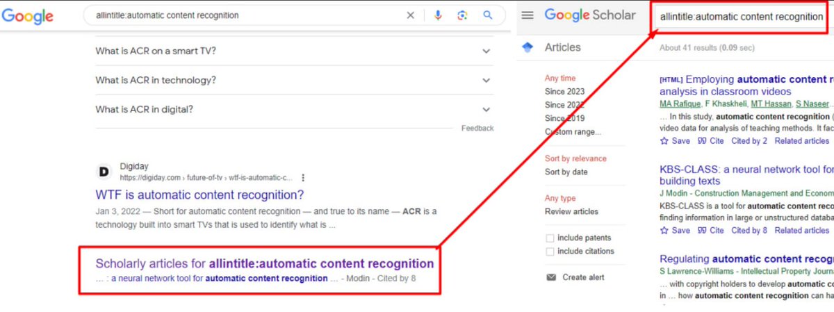Google sends traffic to its services very clumsily. In this case, it is scholar.google.com

Why not send it to YouTube right away?
for example, here youtube.com/results?search…

is it new? <a href="/rustybrick/">Barry Schwartz</a> 

source:
google.com/search?q=allin…
