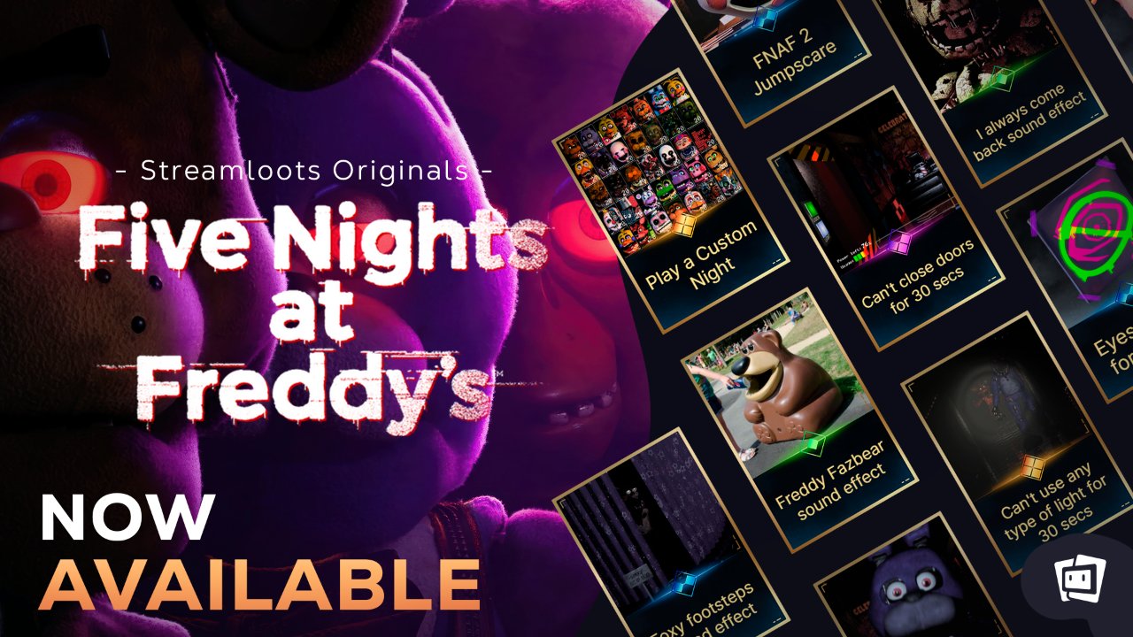 Streamloots 🎃 on X: 🐻 FIVE NIGHT'S AT FREDDY'S COLLECTION 🍕 To