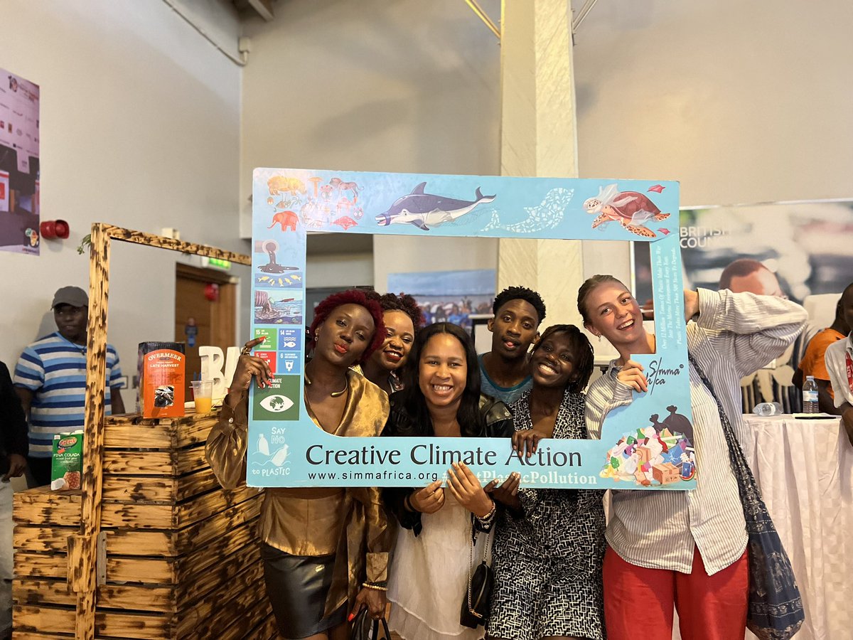 Simmafrica's tweet photo. We had an amazing time at the #ChweziAfroClimateFestival Here is to many more. Thank you @UgBritish for hosting us it was a beautiful day. 
Thank you to the @FrenchEmbassyUg for Funding @SimmaArts under the PISCCA project #artForClimateAction https://t.co/4S7mBDfj36