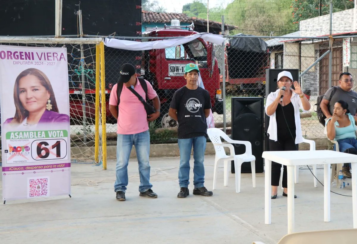 #Pacto61 Asamblea Departamental Cauca 🌱
Conversamos con las comunidades campesinas de Mondomo. Su caminar histórico por los derechos han sido fundamentales para las oportunidades que hoy posan en nuestras manos #OrgeniDiputada  <a href="/Jorge_BastidasR/">Jorge Bastidas - Pacto Histórico Cauca</a> <a href="/JuanDGobernador/">Juan Diego Castrillón</a> <a href="/juanpablorepre/">Juan Pablo Salazar Rivera</a>