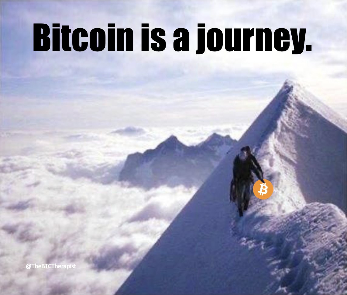 TheBTCTherapist's tweet image. I didn&apos;t get into #Bitcoin until EOY 2020

I saw the hype and wanted a piece.

I rode the volatility up to $65,000.

All the way down to $29,000.

Back up to $69,000 in 2021.

Back down to $15,000 in 2022.

It takes courage to HODL your stack. 

Along the way you study more.

You…