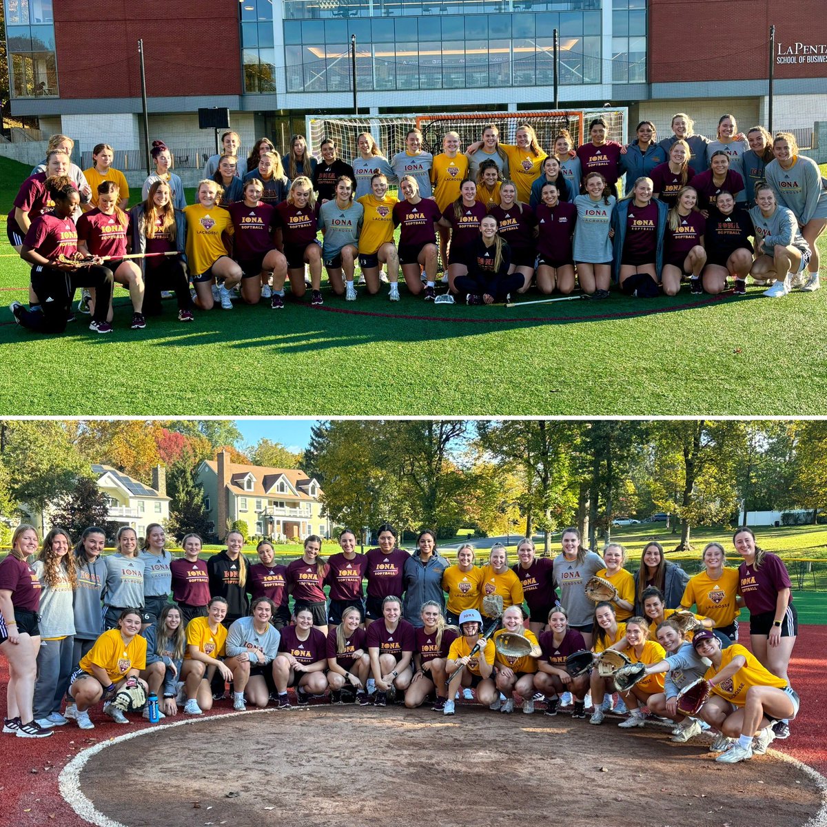 Team Women’s Lacrosse and Softball Appreciation Day! @IonaSoftball @IonaLacrosse