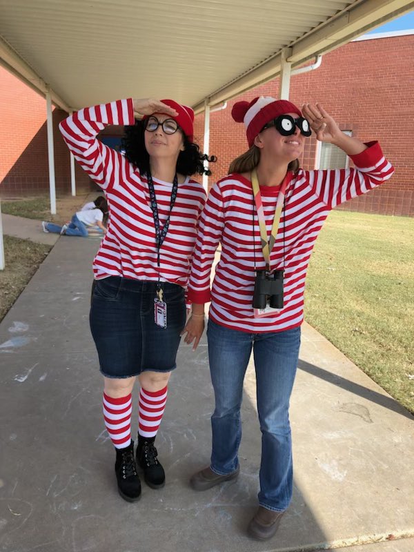 We found each other! #SimplytheBESt #bookcharacterday #whereswaldo <a href="/BESBartlett/">BESBartlett</a> <a href="/BartlettSchools/">BartlettCitySchools</a>