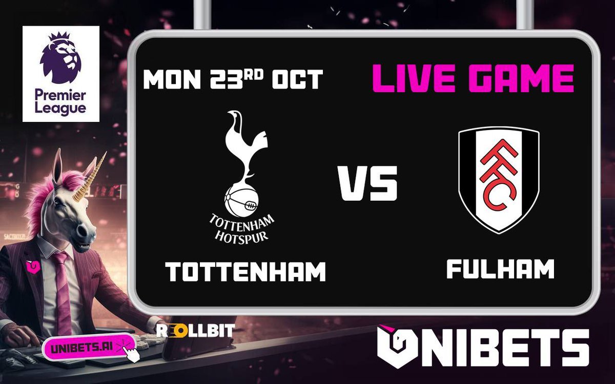 Team_Unibets's tweet photo. Tottenham vs Fulham 

Today streamed live in our telegram

Join us: https://t.co/PuMrIqyoQH

#Unibets #PremierLeague https://t.co/iiM04xYGne