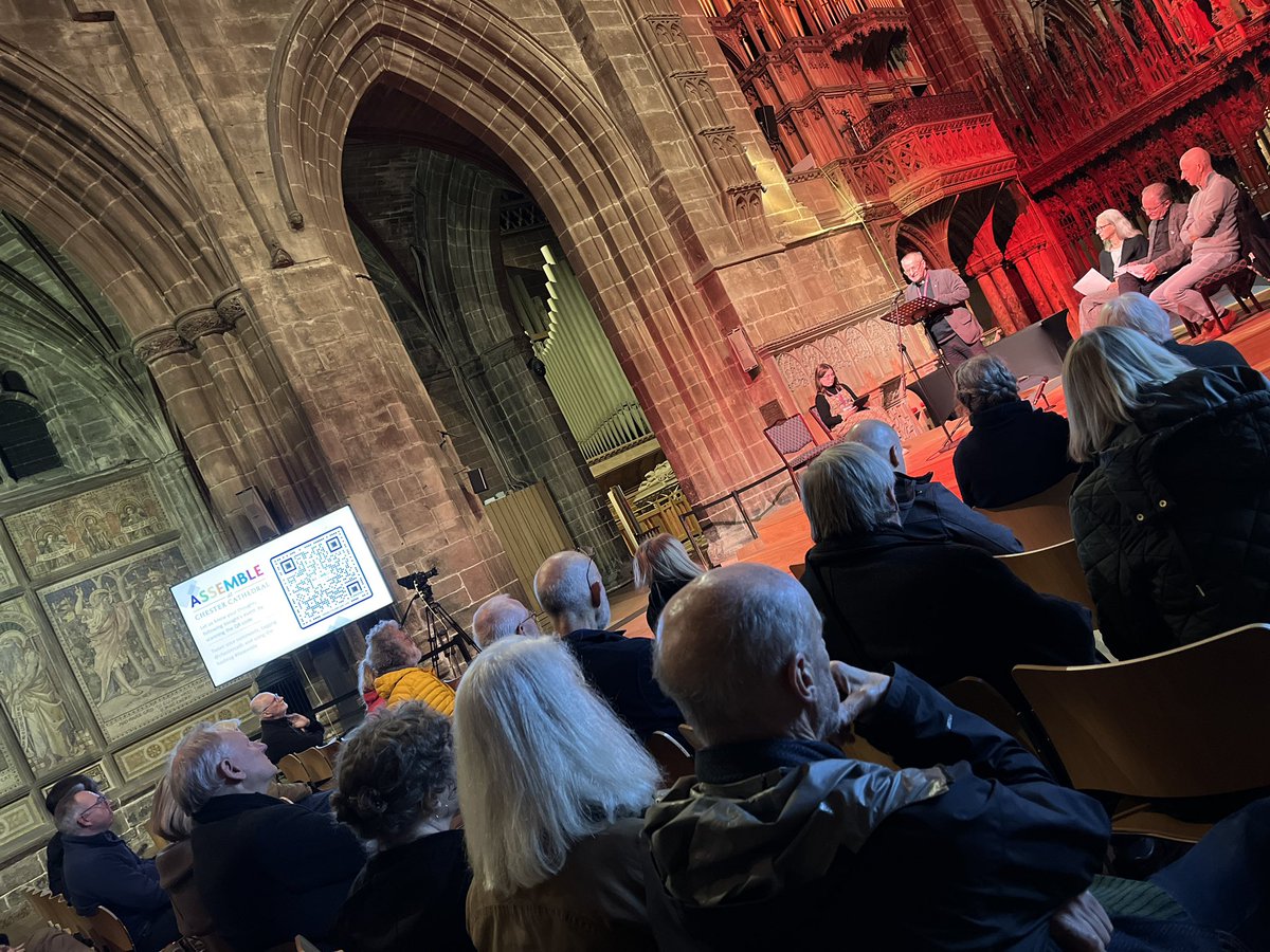 David Escobedo (@fntsywlkr) on Twitter photo At #Assemble in the Cathedral. Good sized crowd! I love the concept.
It just started so I’m excited to see how it goes.
<a href="/ChesterCath/">Chester Cathedral</a> #Chester At #Assemble in the Cathedral. Good sized crowd! I love the concept.
It just started so I’m excited to see how it goes.
<a href="/ChesterCath/">Chester Cathedral</a> #Chester