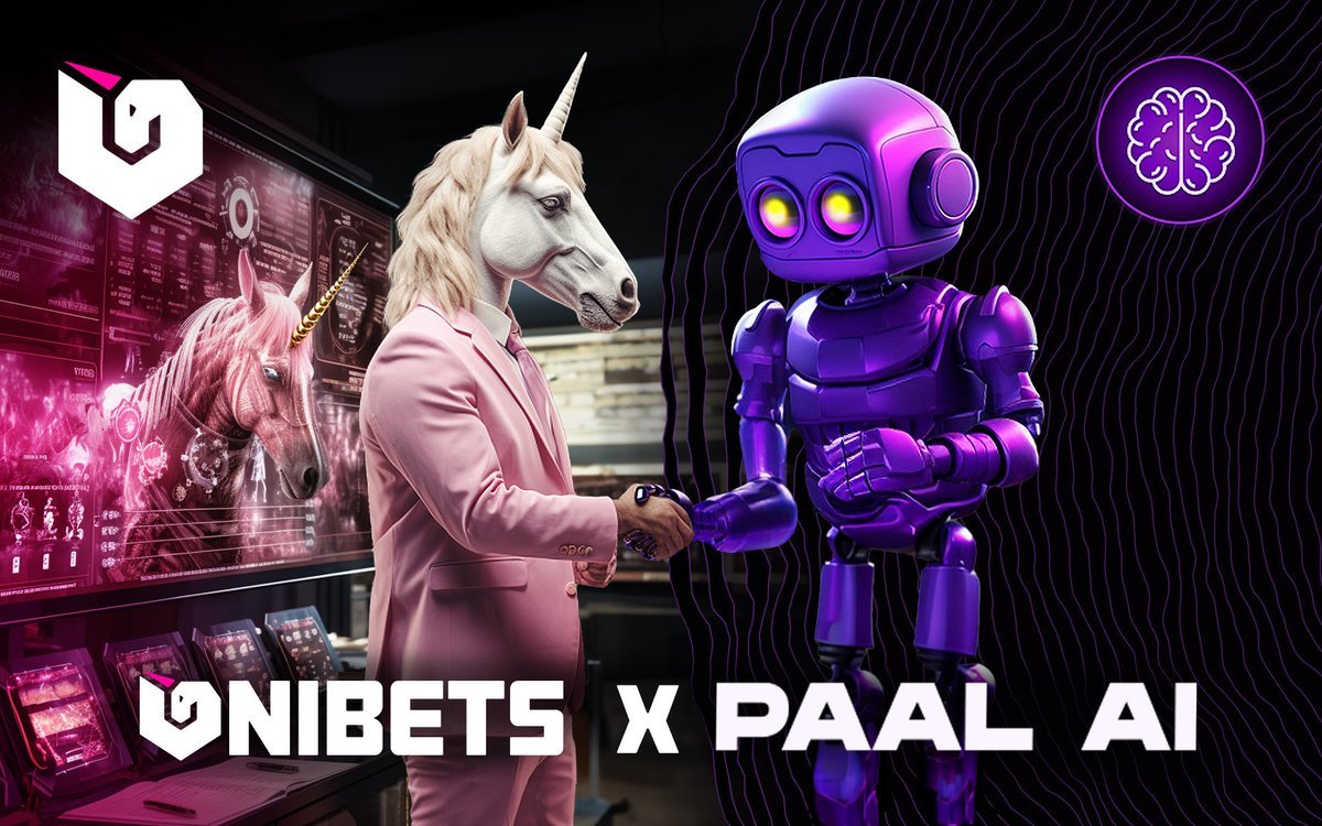 Team_Unibets's tweet photo. IT IS OFFICIAL 🤝

@Team_Unibets x @Paal_Minds 

We are about to disrupt the GambleFi space with the most innovative product for gamblers.

Launching very soon.

$BETS #AISportsbetting #GambleFi https://t.co/dUf9uYv91l
