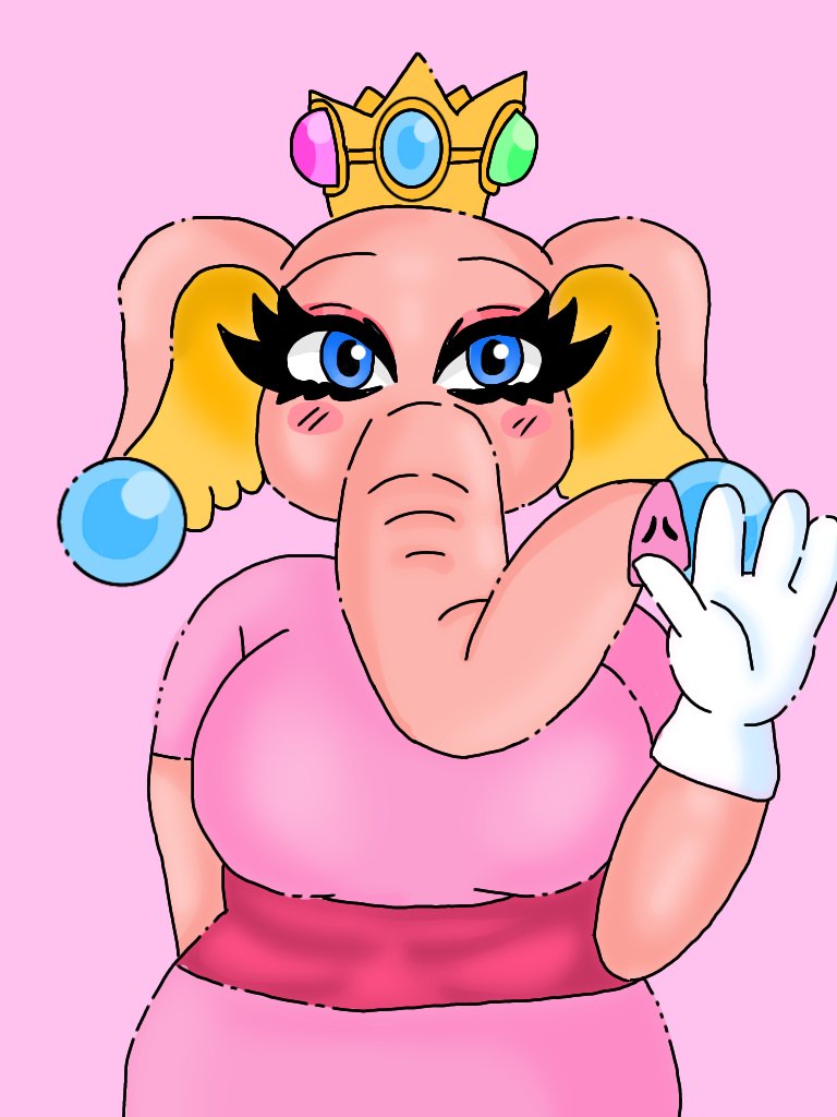 Yuc0ck_Cake's tweet photo. Hola estrellitas la peach elefante les dice holaaa
#princess #peach #princesspeach #elephant #supermariobros #furryart https://t.co/j6C5RLuXYp