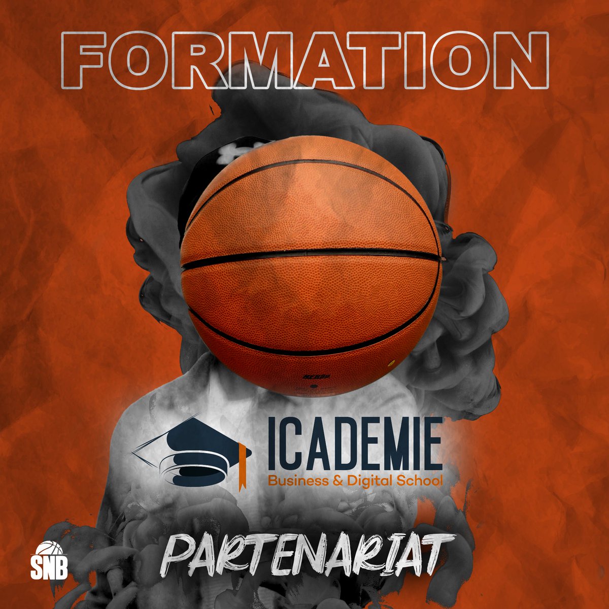 SNB 🤝 <a href="/Icademie/">Icademie</a>  

🏫 Icadémie est une école en ligne vous proposant des diplômes allant du niveau bac à bac+5

💰 Des tarifs préférentiels pour les membres du SNB. 

Intéressé(e) ? 
📲 Contactez votre référent formation Arthur Daroux 
a.daroux@snbasket .com