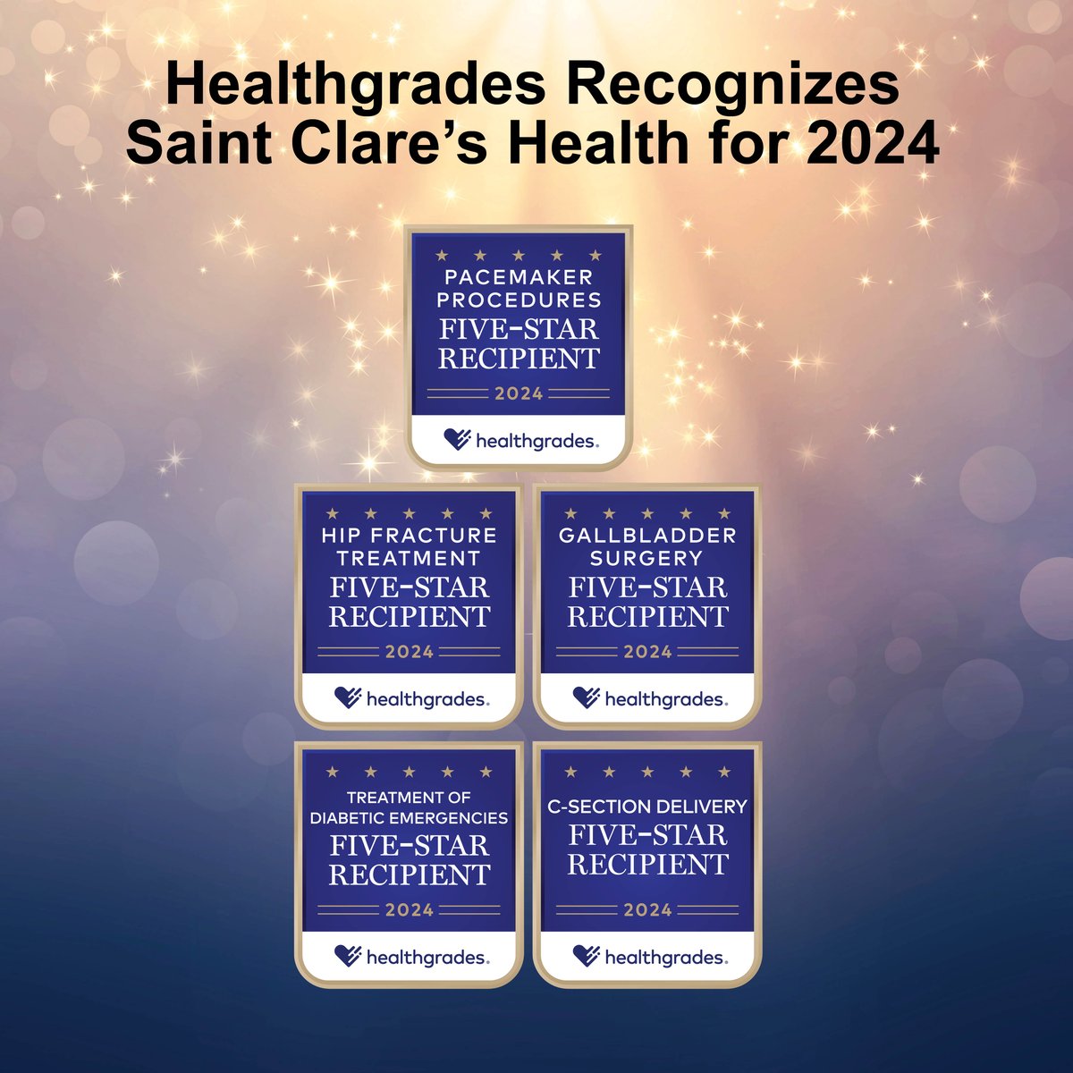 SaintClares's tweet image. Saint Clare’s Health Nationally Recognized for Exceptional Care! Trust Saint Clare’s for award-winning care, close to home.

#Healthgrades #award #community #technology #health #saintclareshealth #aroundthecorner #aheadofthecurve