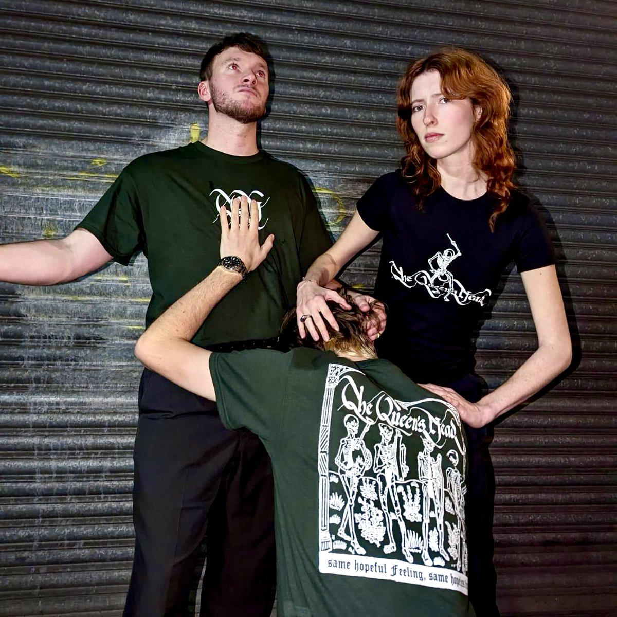 Merchandise. We have some, for our mortal sins. We WILL bring some with us to @windmillbrixton tomorrow, to prioritise those who come to see us in the flesh. A free t-shirt to the best dressed!!! christ! Gorge, feast, fill your stinkin boots tix 4 2moro: windmillbrixton.co.uk/events/2023-10…