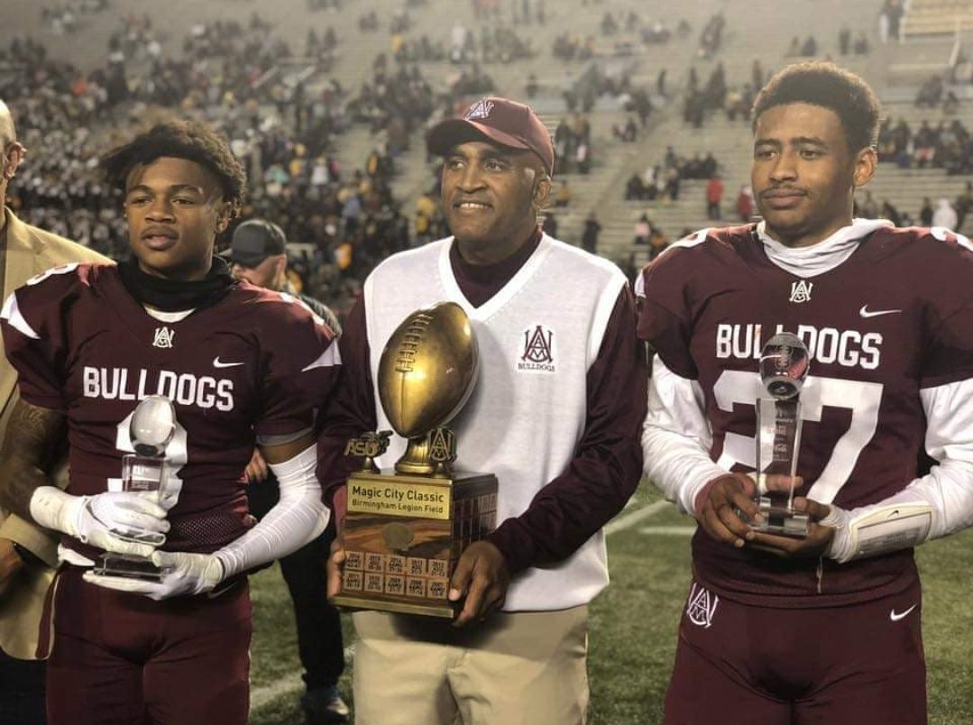 Throw back Thursday.  Magic is in the air. @AamufbR was this coach 's first year and classic? Beat those Hornets. #AAMU #MAGICCITYCLASSIC