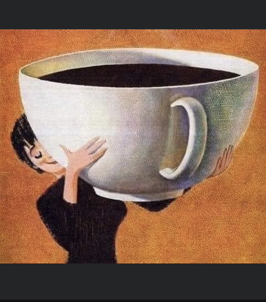 - بلاش قهوه كتير عشان هتتعبك وتتعب معدتك !
-- حاضر.
"After 5 minutes"