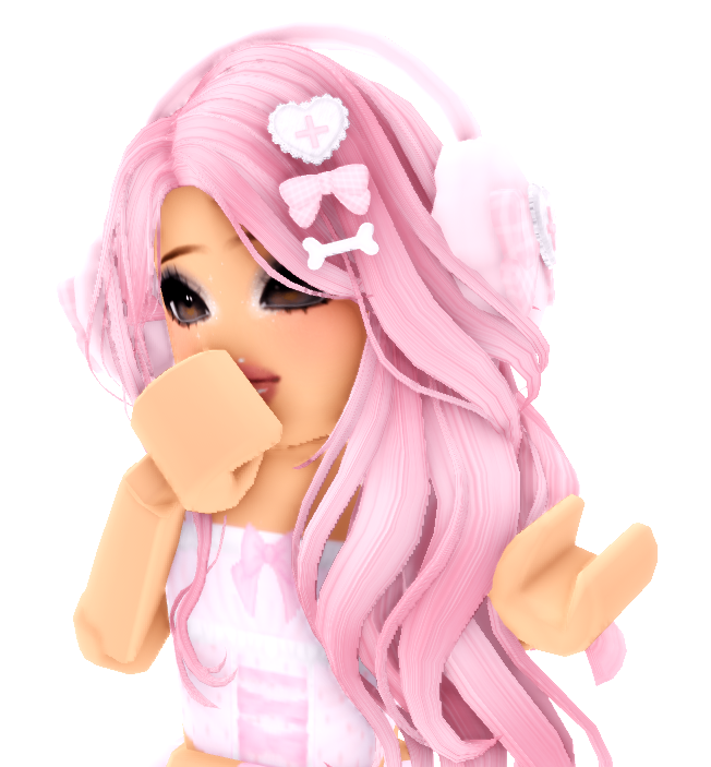 Cute pink pastel roblox gfx ♡︎♥