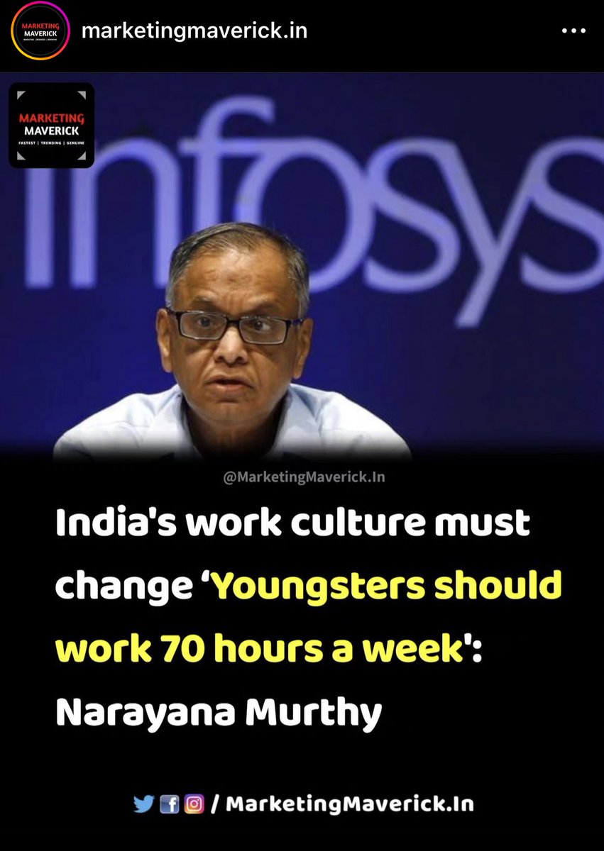 Raasaa_Magan's tweet photo. அவன் அவன் எப்படி work life balance எப்படி அதிகம் பண்ணலாம், employee friendly environment எப்படி உருவாக்குவது என ஒரு படி முன்ன போயிட்டு இருந்தா, இந்த பூமர் வந்து 70 மணி நேரம் வேலை செய்யணும் என்று சொல்றாரு. 

வாரத்தில் ஐந்து நாள், ஒரு நாளுக்கு 14 மணி நேரம் வேலை செய்யணும் https://t.co/C6SXK0qt1Y