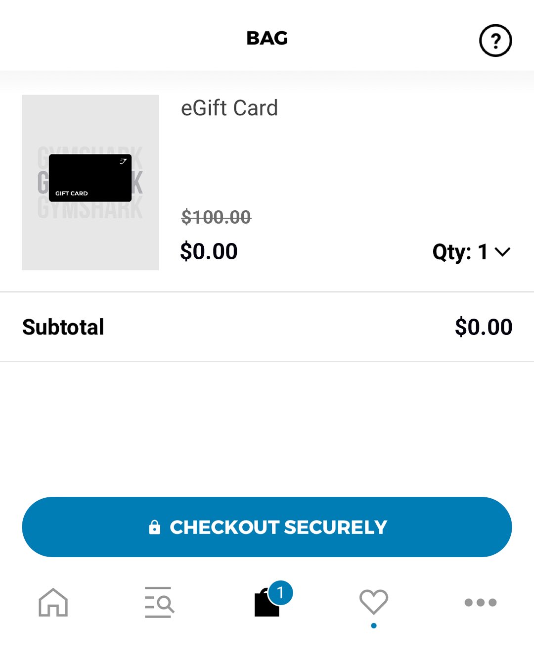 Gymshark eGift Card