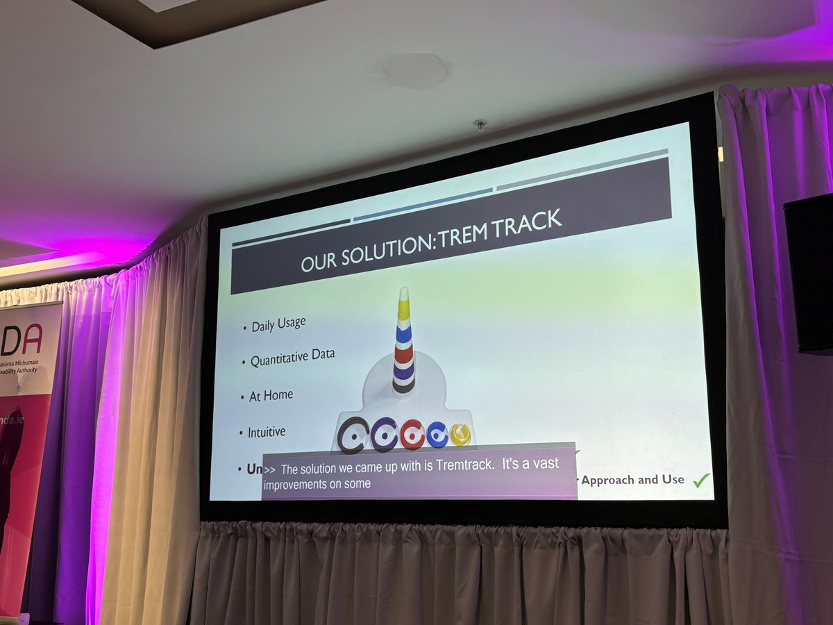 Excited to be at the Universal Design Grand Challenge 2023 with the Tremtrack group hearing about their great device for tremor monitoring! #UDGC23