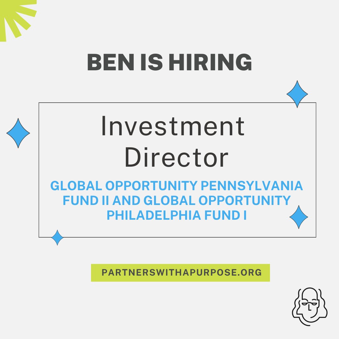 bftp_sep's tweet image. Spread the news! Ben Franklin Tech Partners of Southeastern Pennsylvania is looking for an Investment Director! Learn more and apply here bit.ly/3QaEZBL #partnerswithapurpose