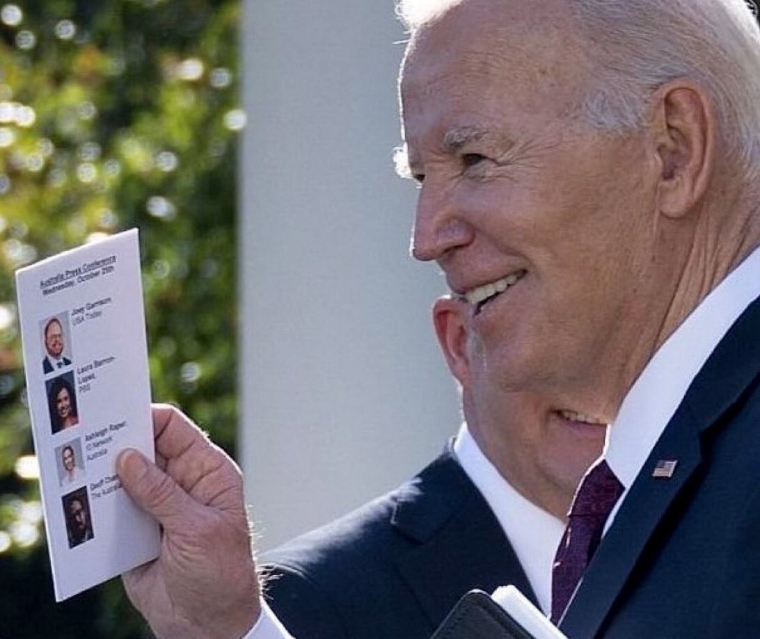 Nothing left to chance for Australia Biden event