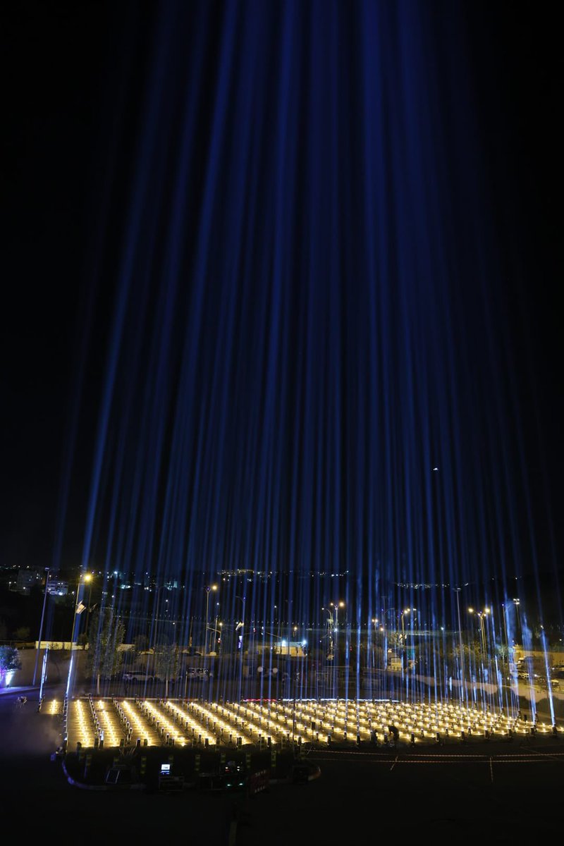 224 pillars of light for the men, women, and children being held hostage in Gaza. 

May the lights from Jerusalem reach our families in Gaza 💔

Thank you to the Jerusalem municipality for this beautiful tribute. 

📸 Arnon Bosanni