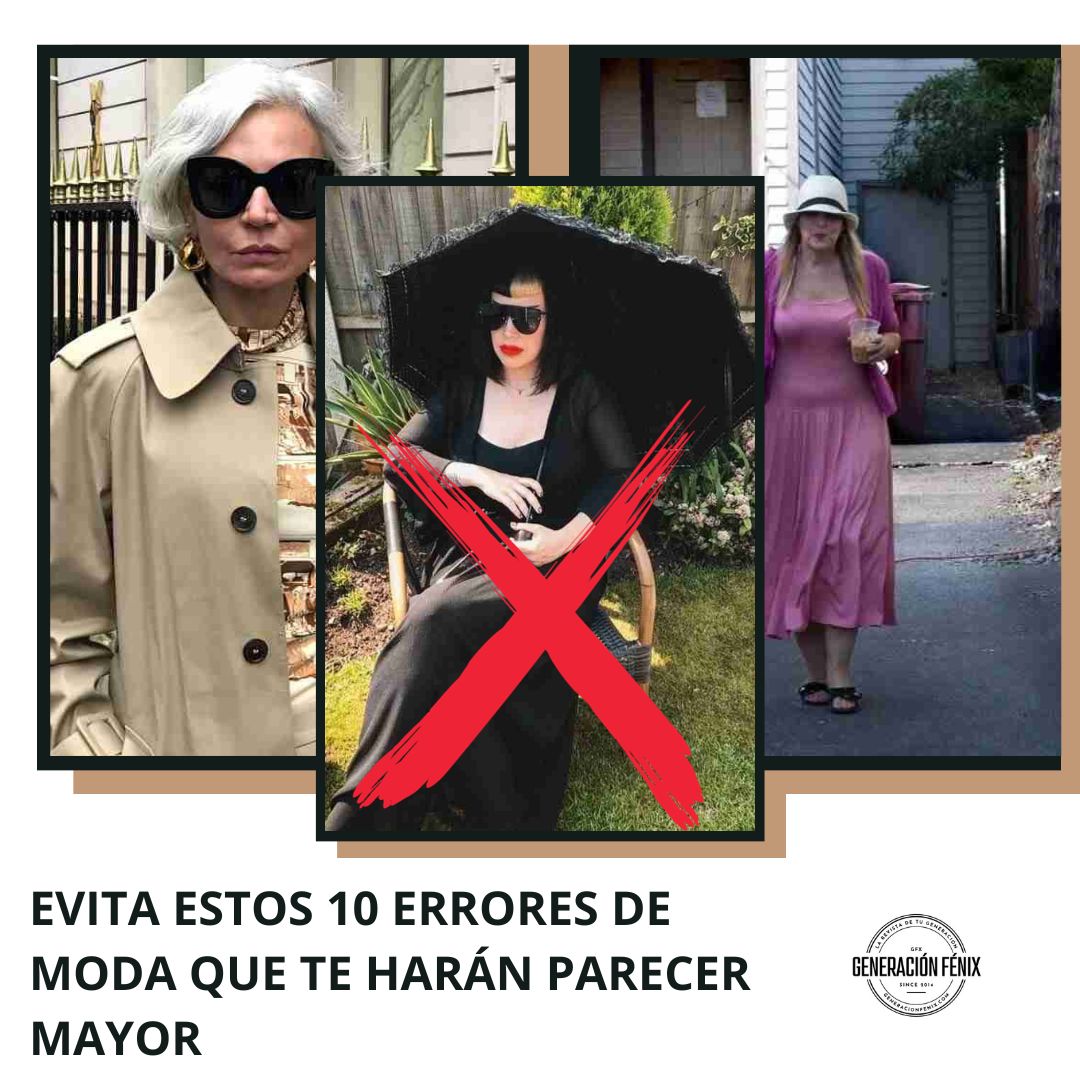💃🕺 ¡A lucir más joven y fresco! Evita estos 10 errores de moda que te harán parecer mayor: ¡Compártelo! 💬💁♀️💁♂️ 
generacionfenix.com/como-evitar-qu…
#Moda #ConsejosDeEstilo #JuventudEterna #yosoyGFX