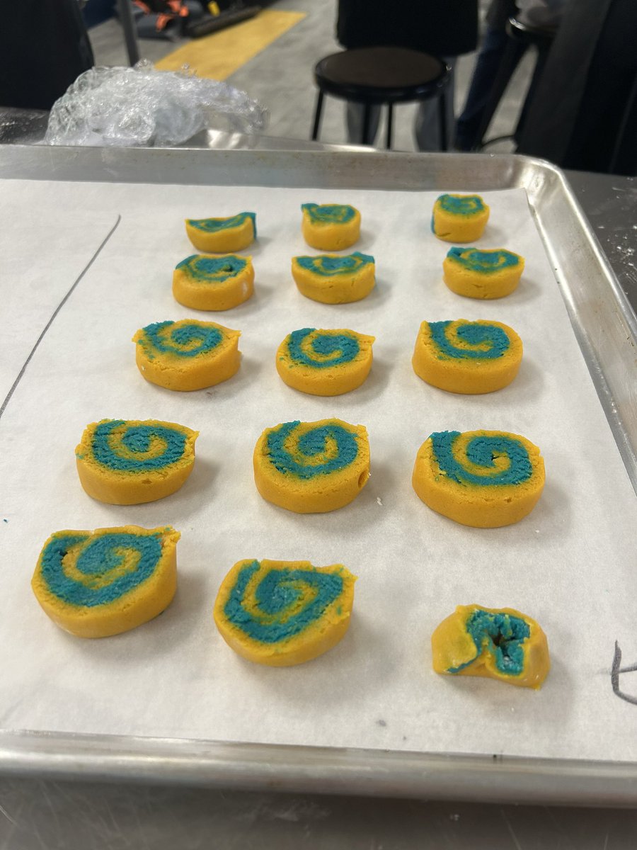 Pinwheel cookies means Leyden Pride! Happy Thursday! #leydenpride