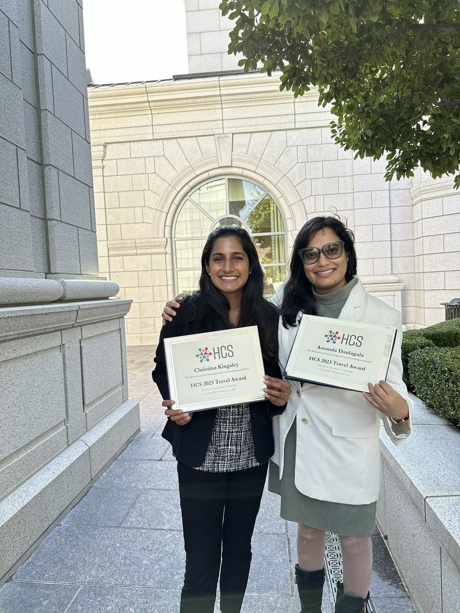 Had an incredible time at Tissue, Matrix, and Pathobiology in SLC with labmate @Chathrapani! Special thanks to <a href="/histochemnews/">The Histochemical Society</a> for the travel awards that made it all possible! 🧬🔬<a href="/AntoniKourtidis/">Kourtidis Lab</a> <a href="/ASIPath/">American Society for Investigative Pathology</a> <a href="/amsocmatbio/">ASMB</a>