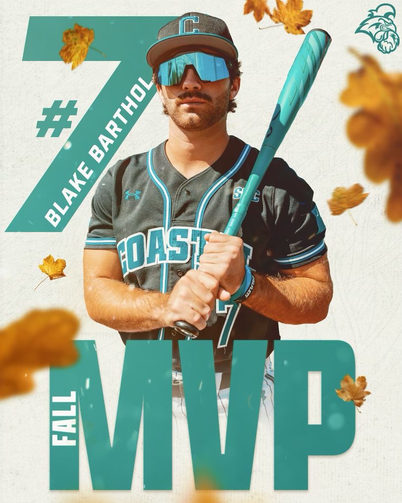 Blake Barthol is the 2023 Chant Fall MVP!

Blake led the team with a .659 QAB, .578 wOBA, .419 AVG, .561 OBP and .710 SLG.