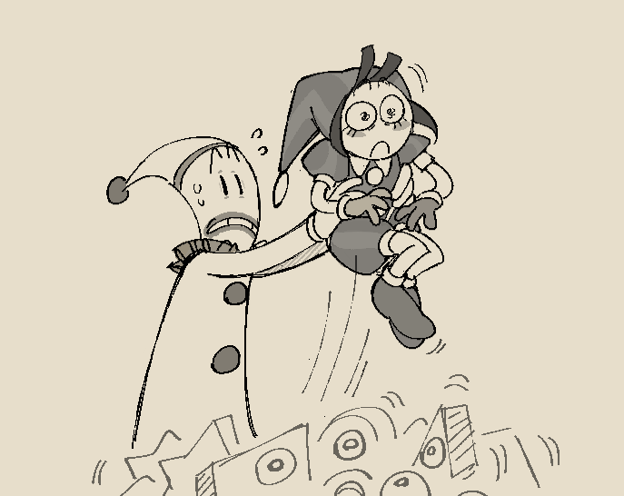 Nuggieroni's tweet photo. more of that "kaufmo didn't get abstracted" concept
(1/2) #TheAmazingDigitalCircus #tadcfanart #theamazingdigitalcircusfanart https://t.co/cq12cbPm51