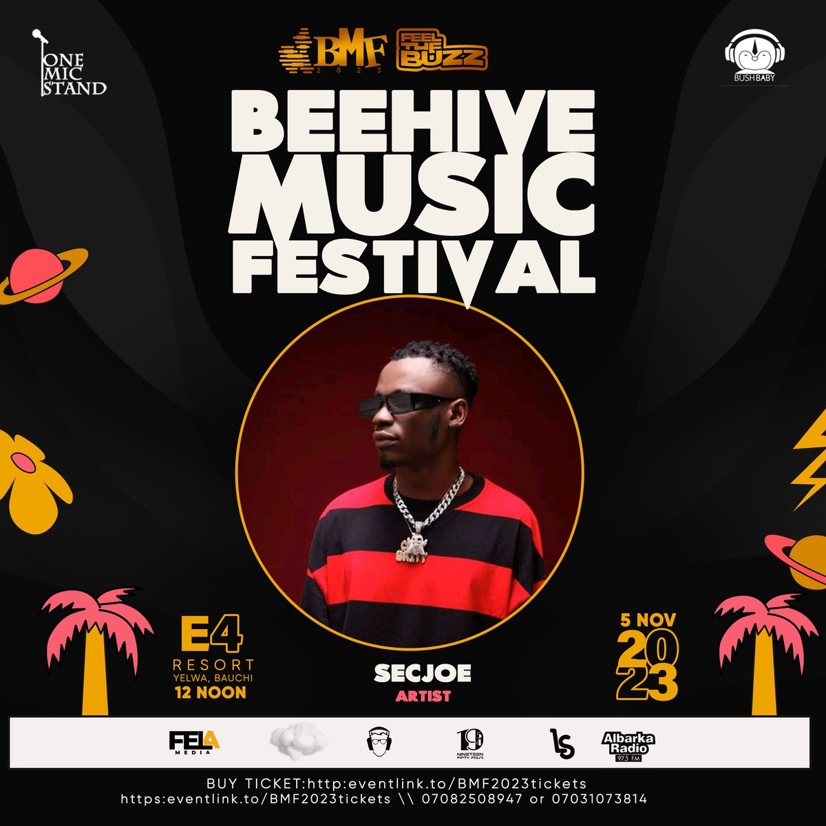 BMF_BUZZING's tweet image. 🔥🎶 Get ready to dive into the world of music with Secjoe! 🎤🎧 

He's the master of blending hip-hop, trap, and R&amp;amp;B to create music that hits all the right notes. 

Don't miss out on his performance🎤
#BMF2023
#FeeltheBuzz