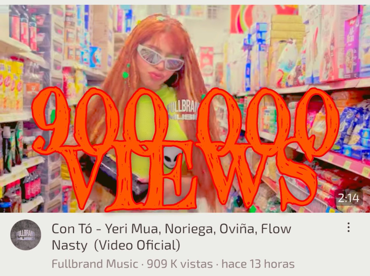 NelFinDelMundo's tweet image. PRRRRRRRRRRRRAS!!!!!!

MENOS DE 100 MIL VISTAS PARA EL MILLÓN, METANLE NITRO QUE LA COLAB #CryMua me respira en la nuca porque nos está dando #ConTo