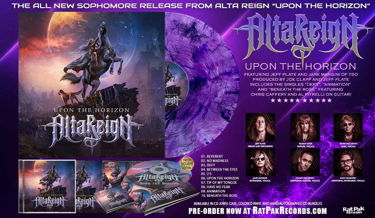 ratpakrecords's tweet photo. [NEW!] You can now pre-order the all-new sophomore release from Alta Reign, “Upon the Horizon”! Find out all the details and get in on some exclusive Ltd print bundles at: https://t.co/1RE91hphm5
#altareign #jeffplate #NewMusicAlert #preordernow https://t.co/rFqA87u4Lp