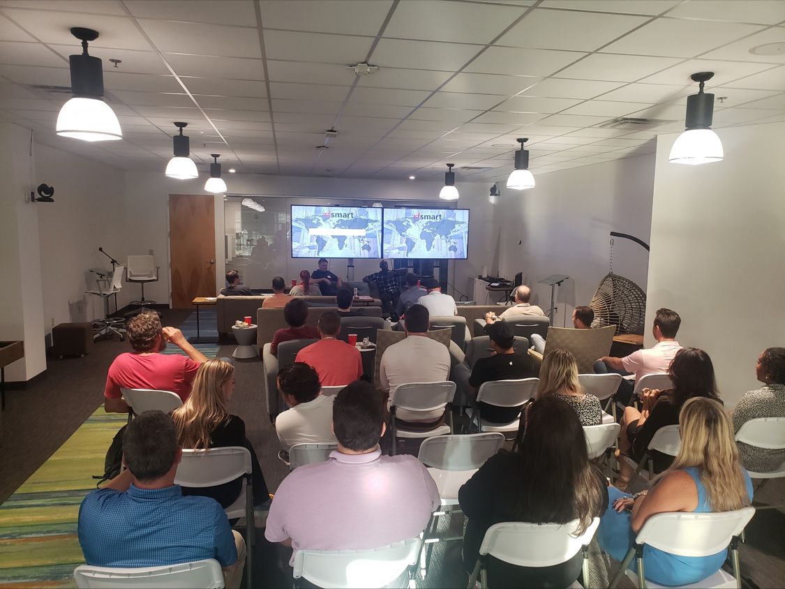 cecilphillip's tweet image. Shout out to @PeteCochrane and the folks at @rfsmart for hosting me this week in their gorgeous workspace for the Fireside 🔥
#devrel #jaxtech