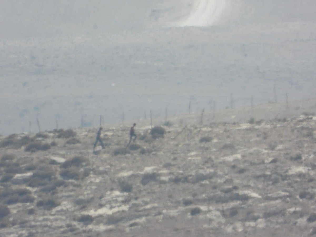 CJNVtweets's tweet image. Today settlers came to the village of Saadet Thalah, chased people in their homes and shot in the air, taking photos, calling the military and lying that Palestinians are attacking. Then Israeli military came and held elders in one room locking the door and chased young folk. /53