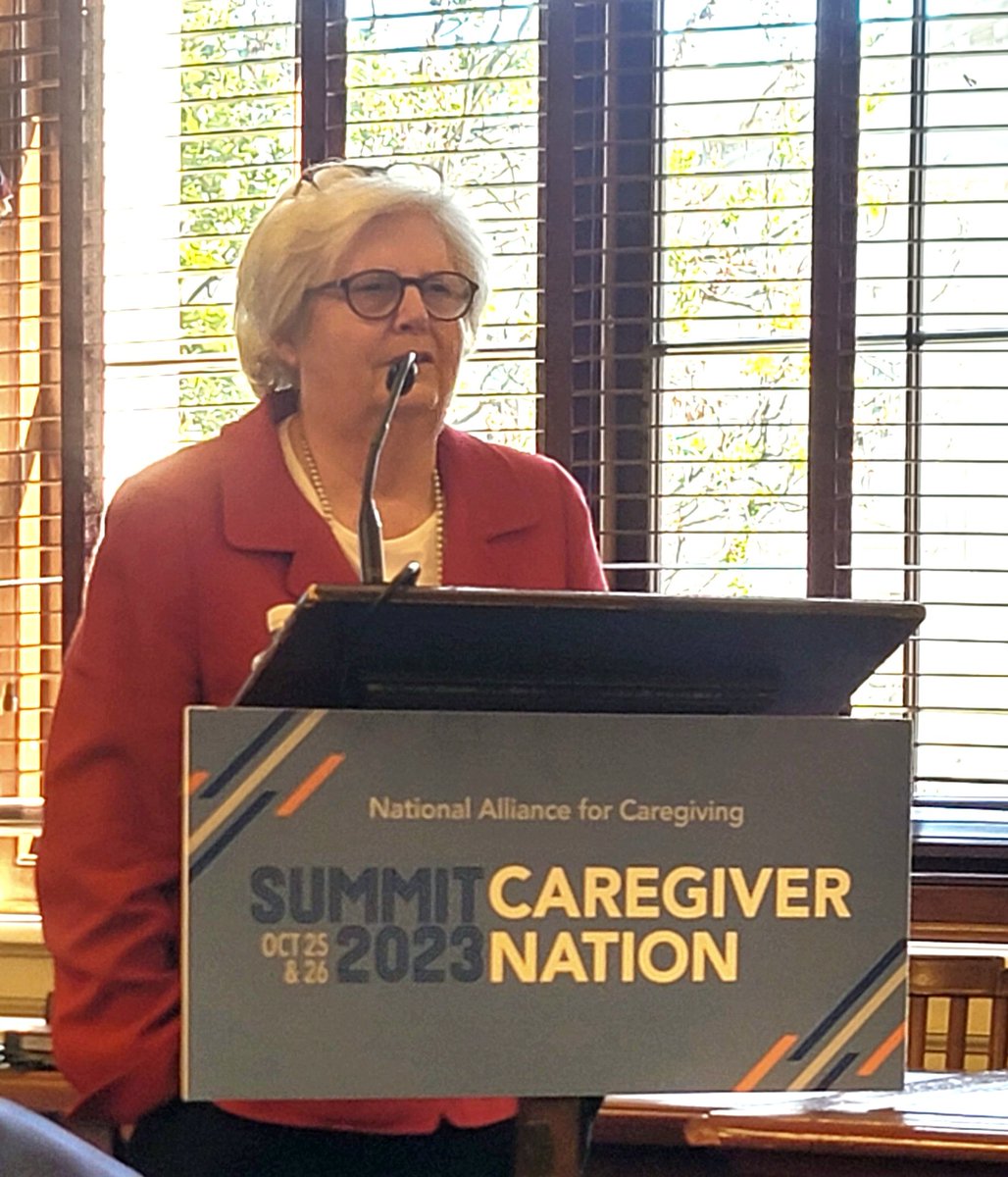 Speaking at the #ActonRaise Congressional Briefing, @NancyLeaMond sharing @AARP sustained commitment to family #caregivers, working at federal & state levels to drive change in part by 'moving the empathy of legislators to concrete action.' #caregivernation23