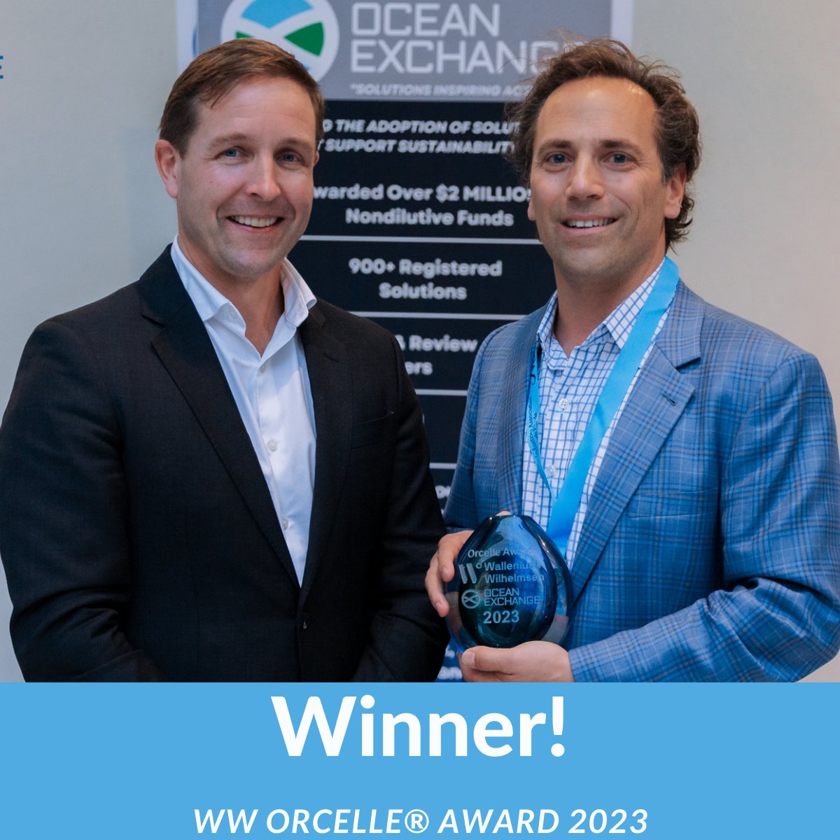 Helix Power is thrilled to receive the 2023 Ocean Exchange  WW Orcelle® Award! Finding common ground with <a href="/WalWil_ASA/">Wallenius Wilhelmsen</a> &amp; <a href="/TheOceanExch/">Ocean Exchange</a> is a great step toward meeting clean energy demands for ports and maritime services. Let's make it happen!