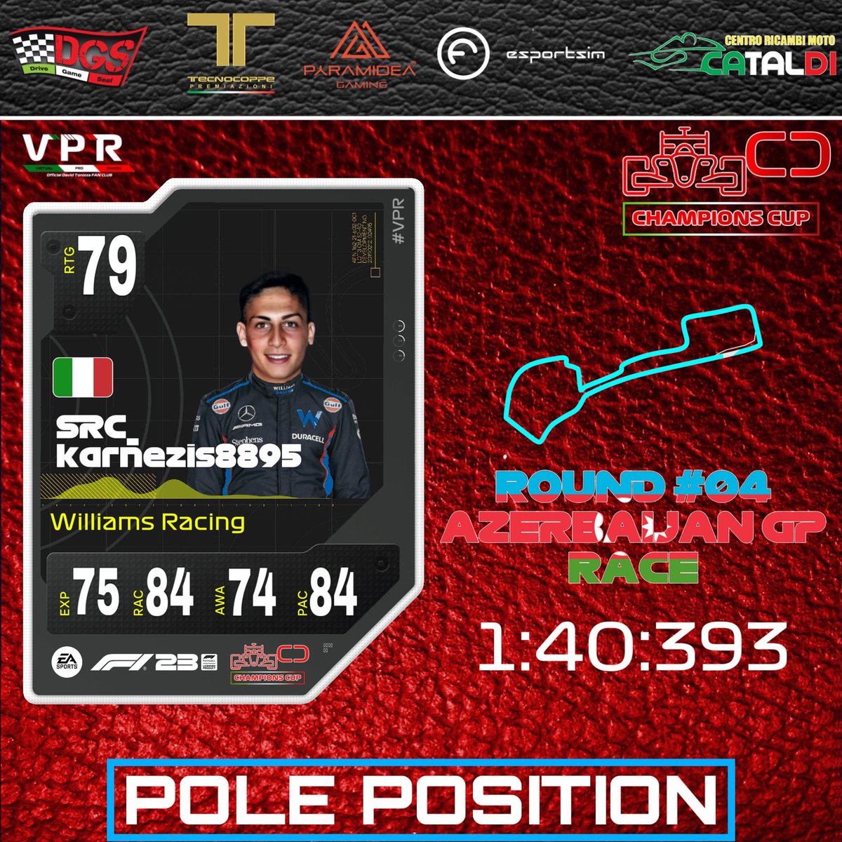 VPRofficialF1's tweet photo. Baku, Azerbaijan! È qui, sotto le pendici del castello, che va in scena il quarto round della Champions CUP, il primo con il format della Sprint Race.
https://t.co/lGUw2ghfhR https://t.co/2q0gAABM5b