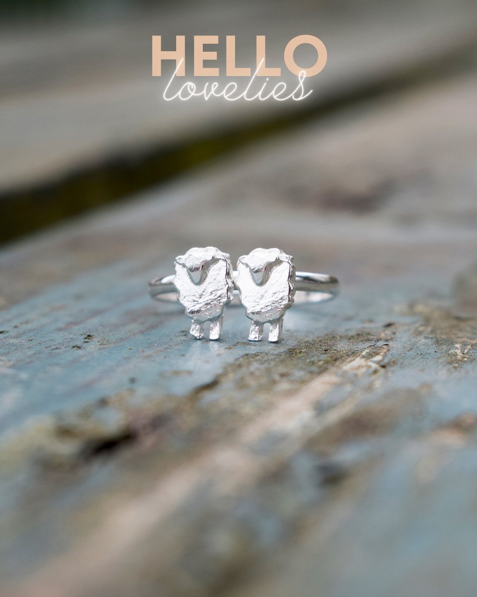 FreshFleeces's tweet image. A gift for a girlfriend, sister or best friend, she will smile every day when this ring reminds her of your love.

freshfleeces.com/collections/ri…

#lovering #silverring #animalring #loveyou #loveyougift #tinyjewellery #sheep #flockofsheep #farmgirl #countrystyle #sheeplove