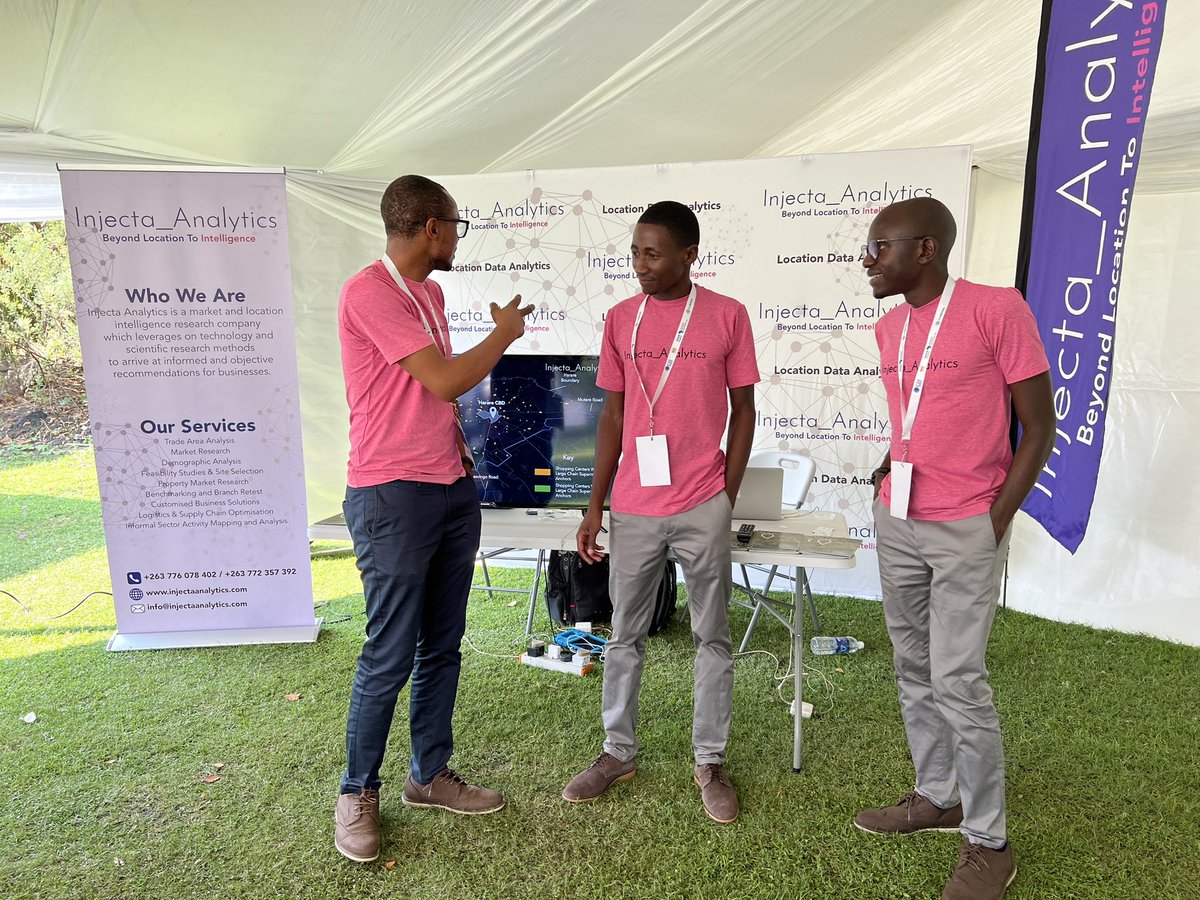 Injecta_Analytics (@injectaanalytic) on Twitter photo Injecta Analytics team exhibiting at the <a href="/czionline/">CZI</a> AGM (day 2). Injecta Analytics was selected through the <a href="/StanbicBankZW/">Stanbic Bank Zimbabwe</a> Incubator Hub to showcase the transformative power of location intelligence to the captains of industry.
Thank you <a href="/StanbicBankZW/">Stanbic Bank Zimbabwe</a> <a href="/czionline/">CZI</a> Injecta Analytics team exhibiting at the <a href="/czionline/">CZI</a> AGM (day 2). Injecta Analytics was selected through the <a href="/StanbicBankZW/">Stanbic Bank Zimbabwe</a> Incubator Hub to showcase the transformative power of location intelligence to the captains of industry.
Thank you <a href="/StanbicBankZW/">Stanbic Bank Zimbabwe</a> <a href="/czionline/">CZI</a>