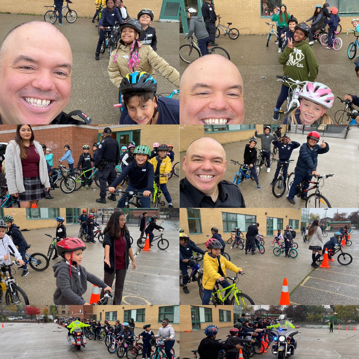 Rain wasn’t going to stop a #bikerodeo.

Our amazing hosts at Our Lady Of Victory CES were all smiles and so excited to have us and we were so excited to be there.

Thx to our student volunteers from St. Oscar Romero Ss. 

This program is about bringing community together. 1/2