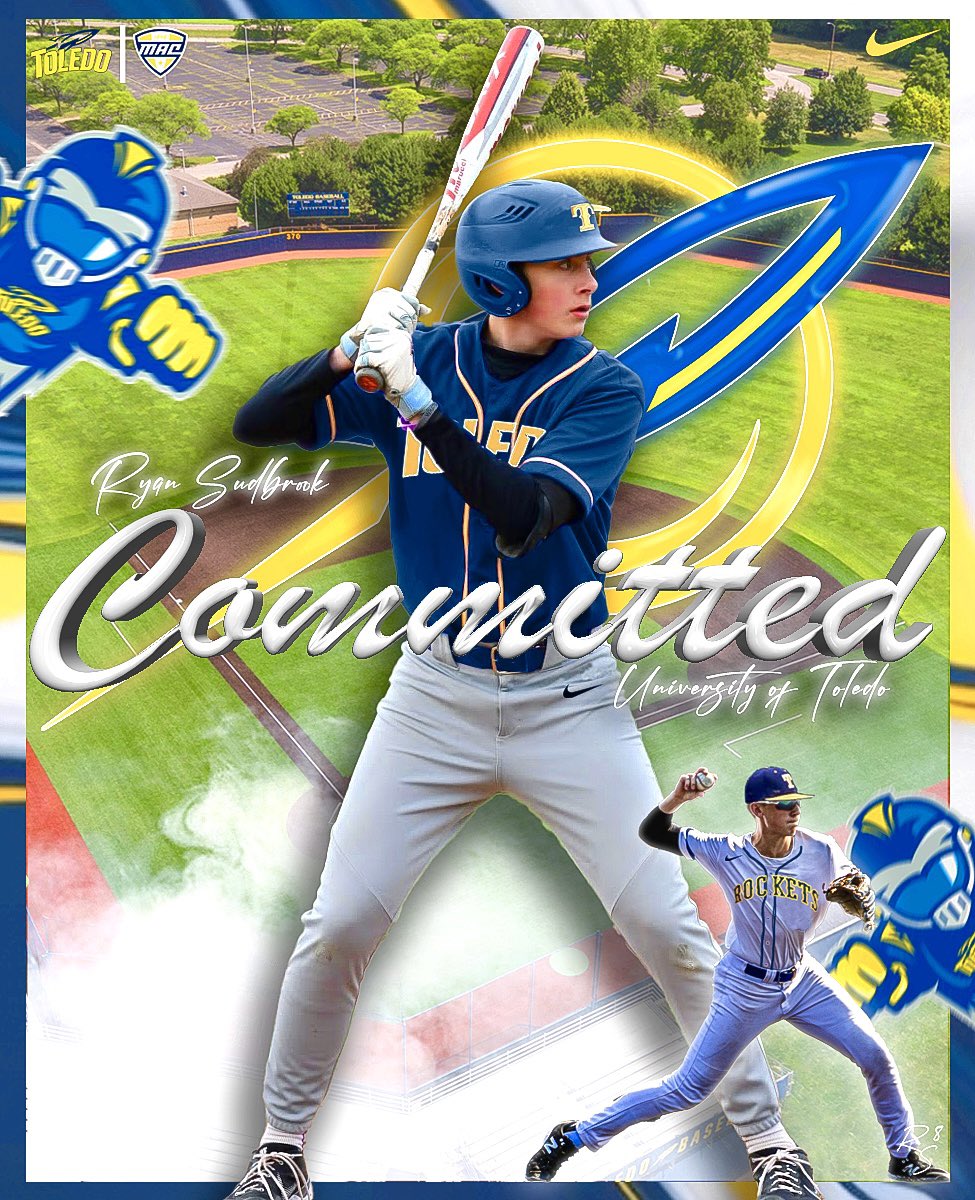 I am excited to announce my commitment to further my academic and athletic careers at the University of Toledo! I would like to thank my parents, coaches, and teammates. Also, a huge shoutout to the staff at T3 Performance and T3 Warhawks. Go Rockets! 🚀 #TOL #MACTION