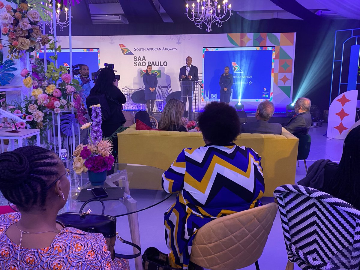flysaa's tweet photo. Cheers to an incredible night in Cape Town! Follow along with live updates. #SaoPauloLaunch #EventNight #FlySAAtoSaoPaulo https://t.co/UqjXmPpVkF
