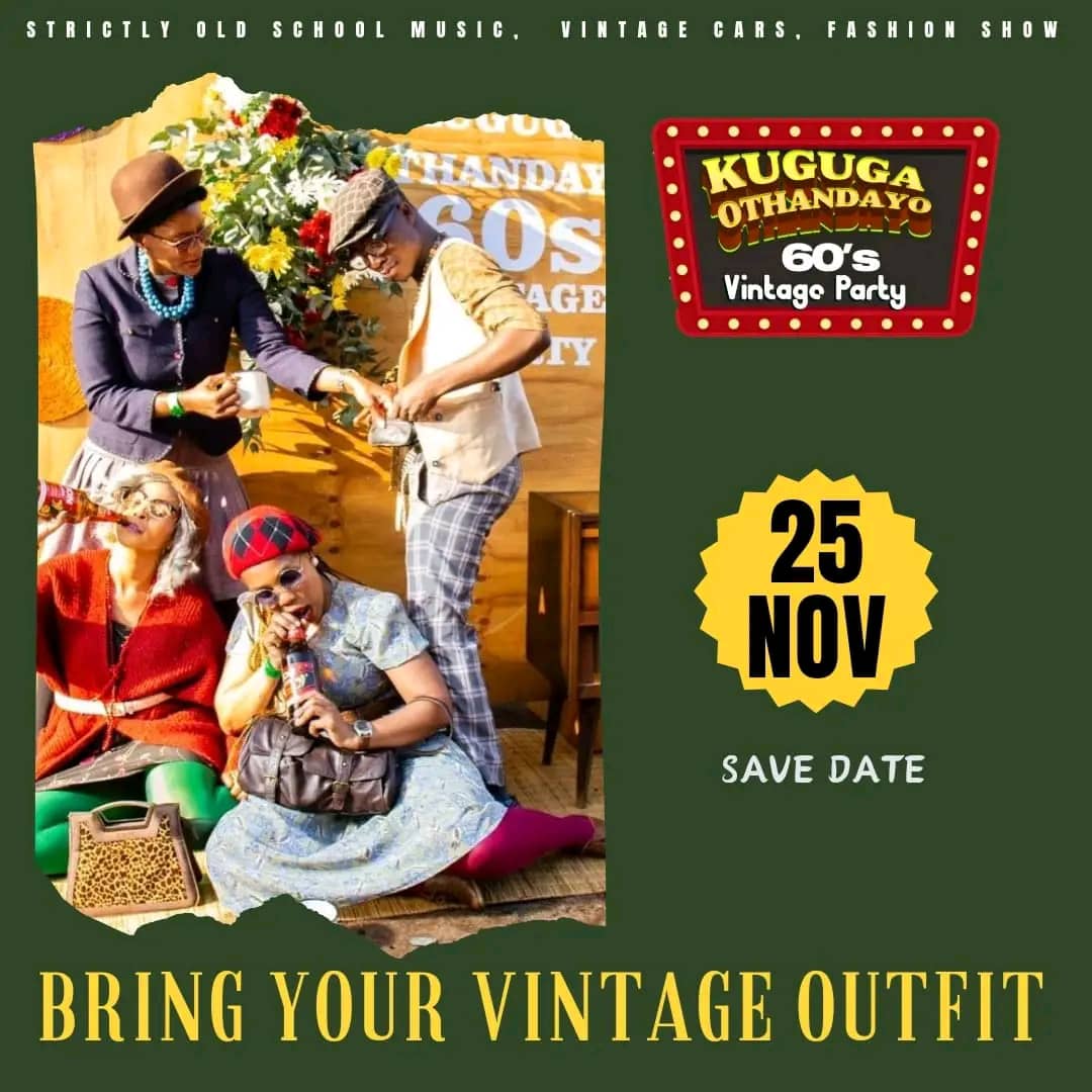 illapenboyNEW's tweet photo. Kuguga Othandayo 60s Vintage Party 25 NOVEMBER , BRING YOUR VINTAGE OUTFIT. 

#SaveDate https://t.co/PC0KkKxiMO