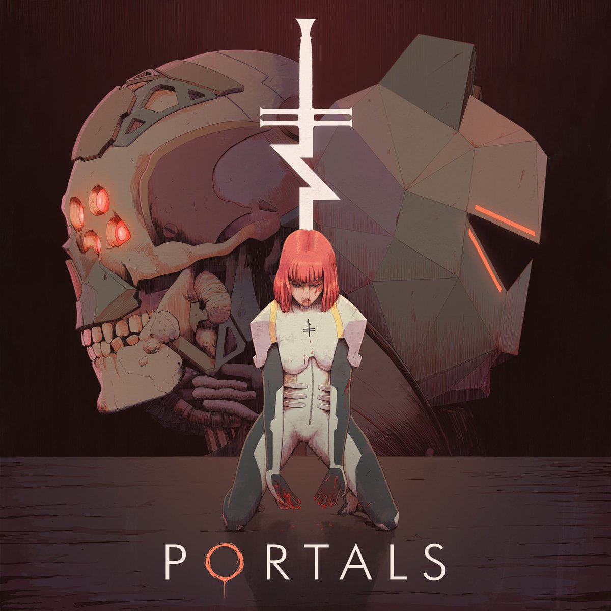 OfficialBTSM's tweet image. PORTALS album drops at midnight 🗡️