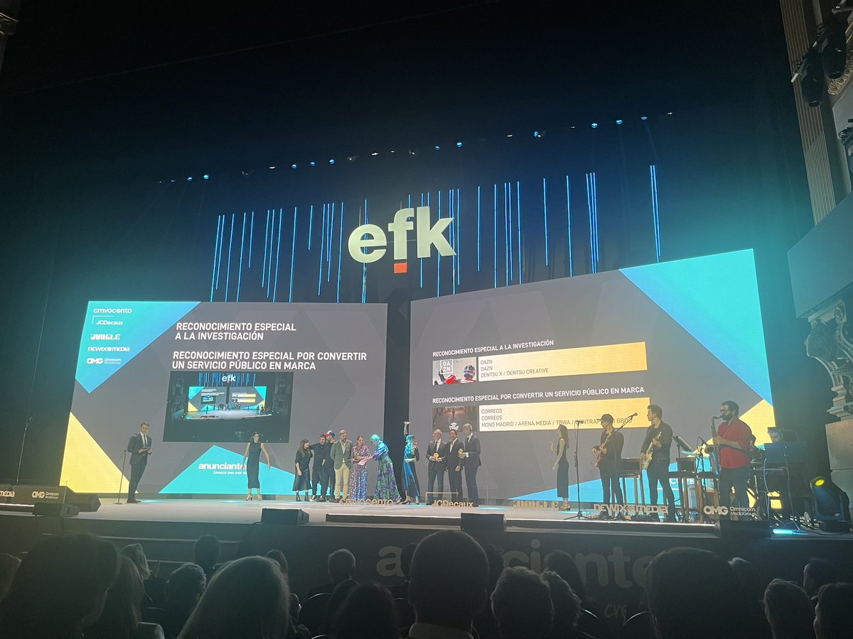 🏆El Reconocimiento Especial por Convertir un Servicio Público en Marca es para: Correos, de @MONOCreativeCo, <a href="/Arena_es/">Arena Media España</a>, <a href="/TBWA_es/">TBWA\ España</a> y @BBDOContrapunto
#Eficacia2023