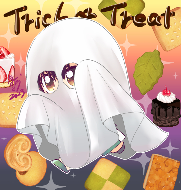 tamada_touken's tweet image. おばけだ～れだ！！