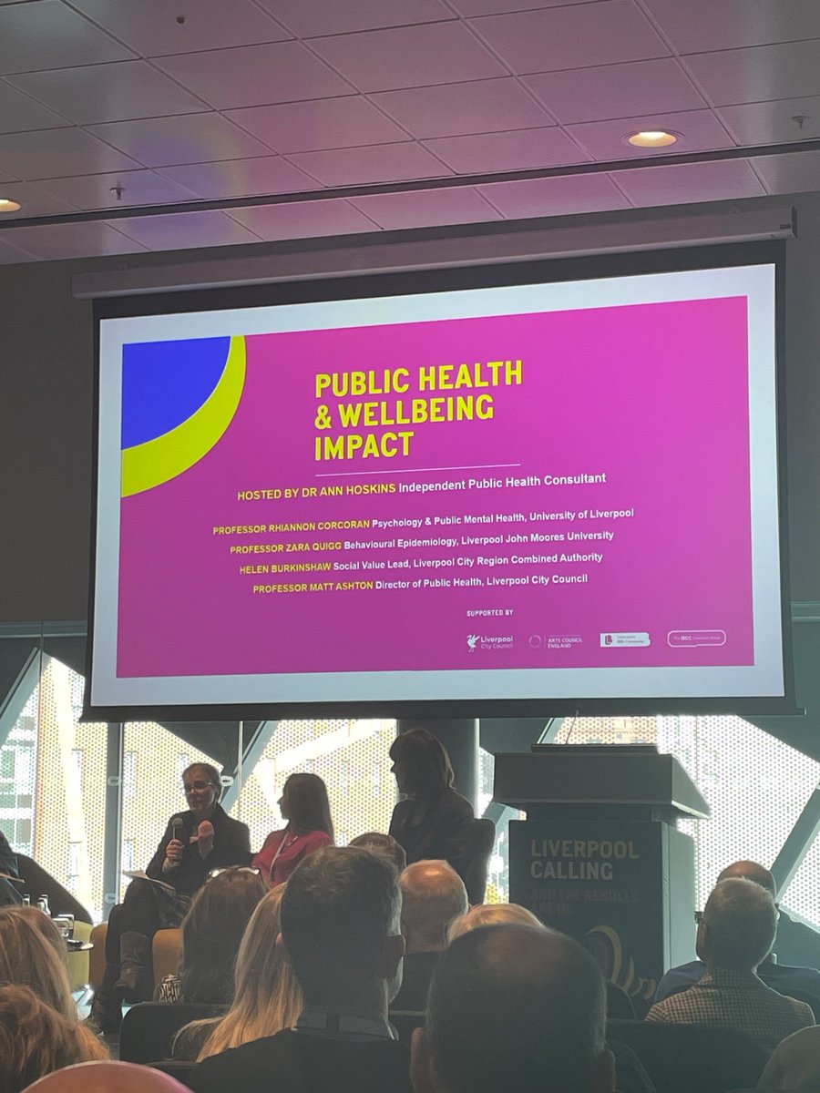 It’s been a pleasure working on the Community Wellbeing evaluation of #Eurovision2023 and certainly a proud moment to attend the official launch of the results at #LiverpoolCalling conference today at <a href="/ACCLiverpool/">ACC Liverpool</a>. Huge congratulations to everyone involved!