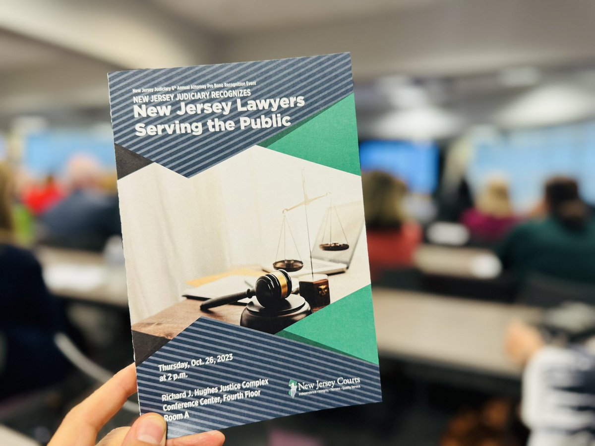 buschlawgroup's tweet photo. Congrats to Lenny Busch, who was honored by the NJ Judiciary in recognition for extraordinary pro bono legal services that he has provided to those in need over the course of his career. Lenny’s model of service demonstrates how the practice of law can benefit all people. https://t.co/iRCJB0Abiv