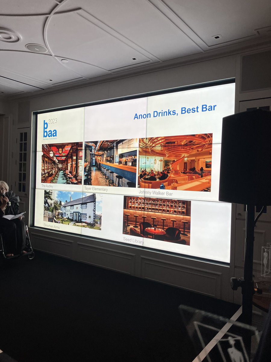 Congrats to <a href="/TheAudley1/">The Audley Public House</a> on Best Bar <a href="/BlueBadgeAccess/">Blue Badge Access Awards</a> awards