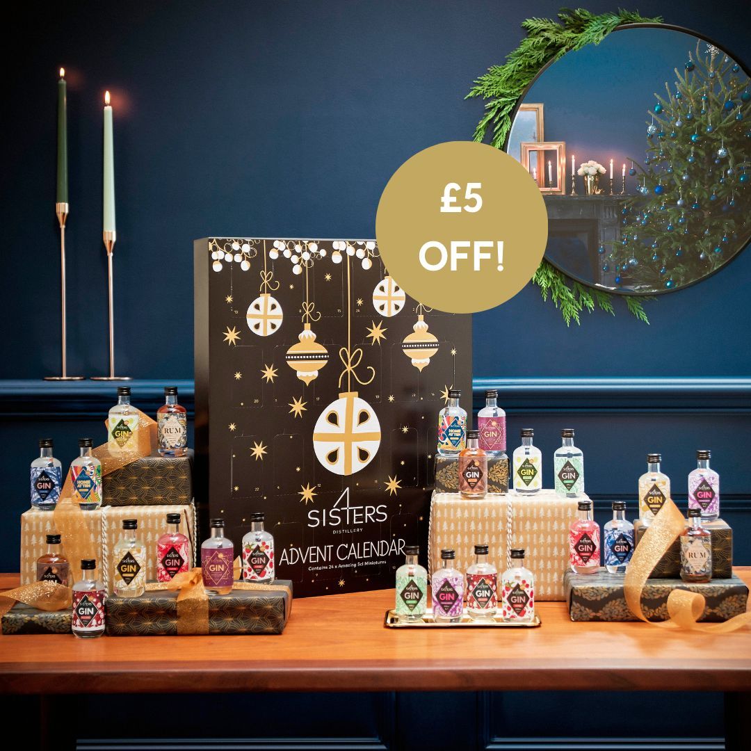 It's back... SIS4ERS GIN ADVENT CALENDAR🎁🍸 

24 x 5cl miniature gins (and maybe a surprise rum👀) to get you through each day of December!

It's now on sale for an early bird offer of £5 off until 1st November so be quick!🎄